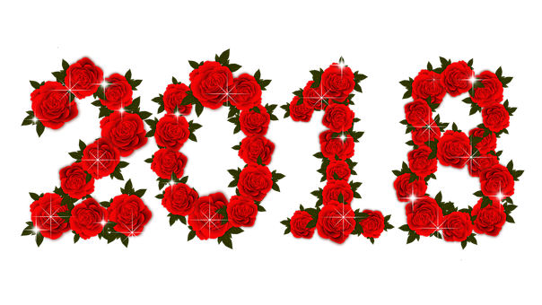 Red Rose Love Text Graphic PNG with transparent background