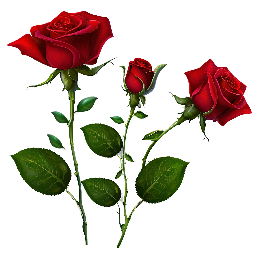 Red Rose Petals Png 86