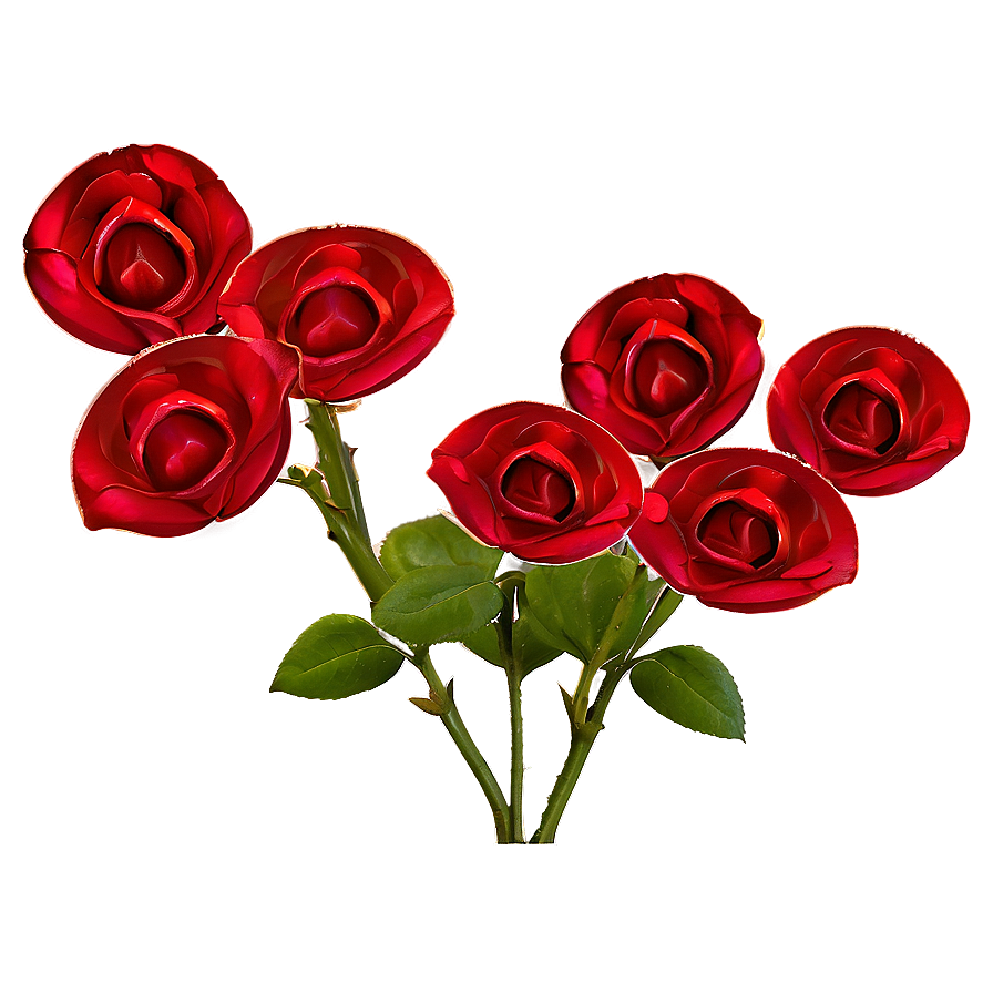 Red Rose Petals Png Bsv