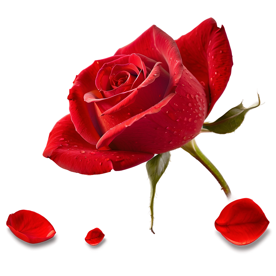 Red Rose Petals PNG cuf95 PNG with transparent background