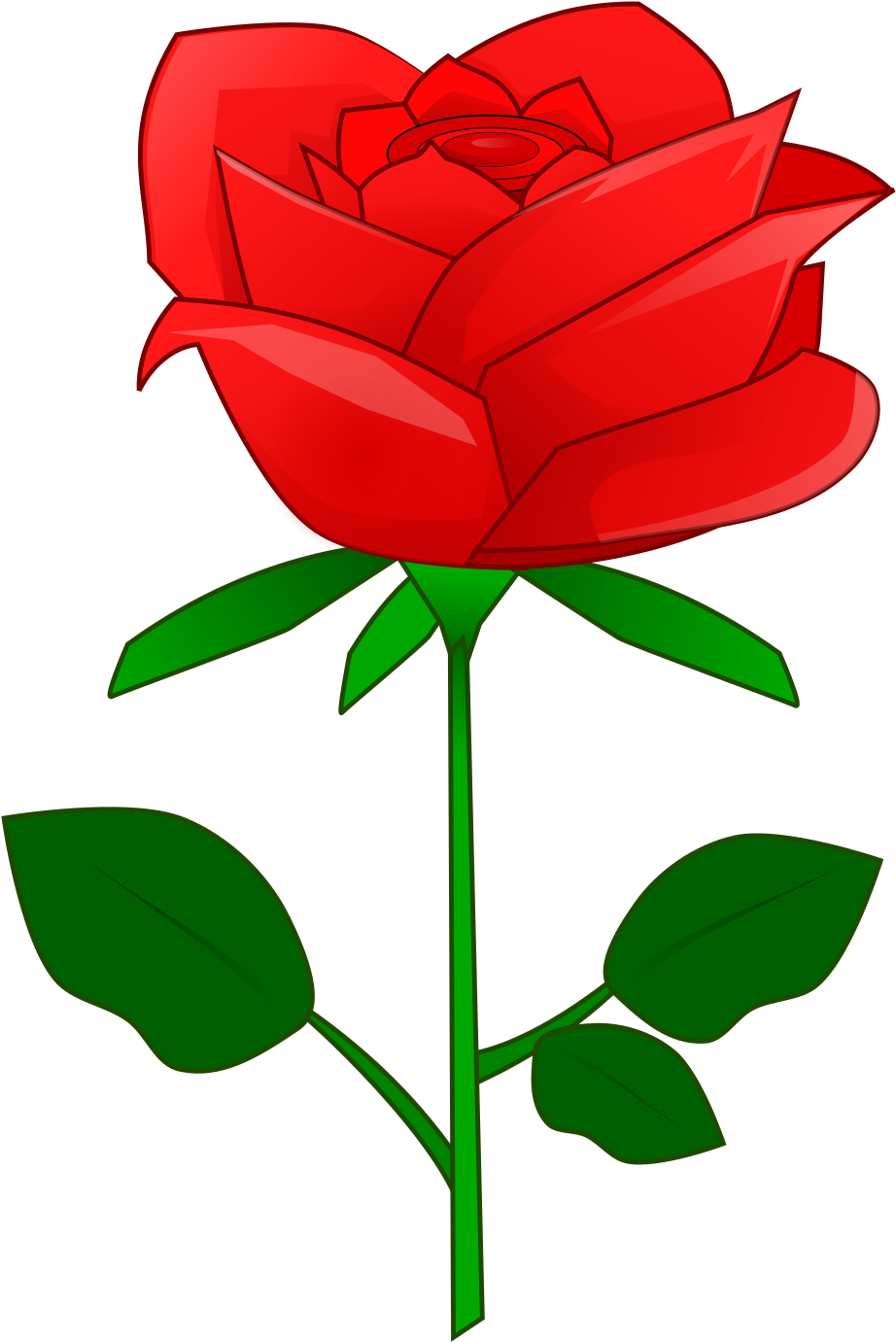 Petal Clipart Red Rose - Rose Flower Clipart Png, Transparent Png PNG image with a transparent background, free high-resolution download