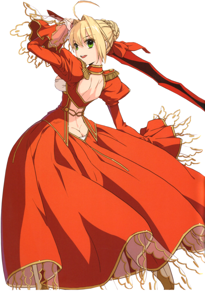 Saber Fate/extra Fate/stay Night Fate/grand Order Type-moon - Saber Fate Extra, HD Png Download PNG image with a transparent background, free high-resolution download