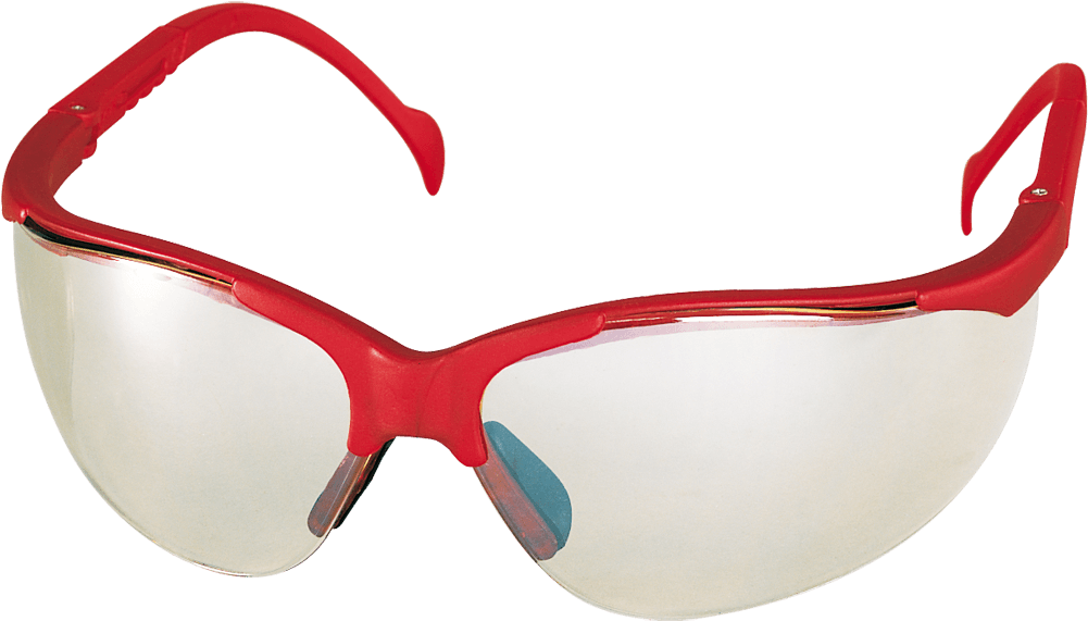 Red Safety Goggles Transparent Background