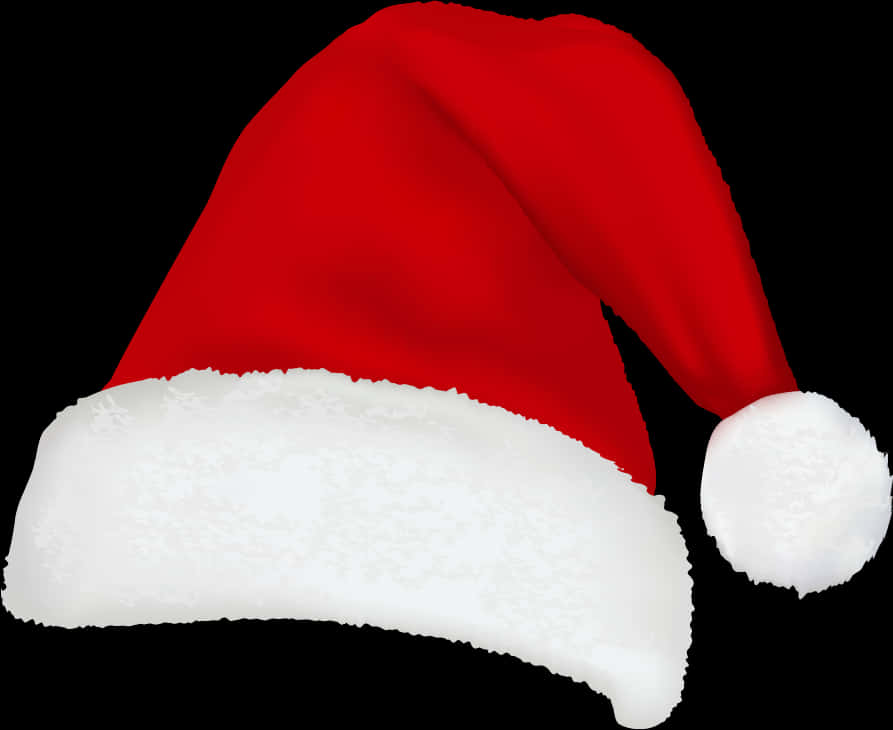 Red Santa Claus Hat Isolated