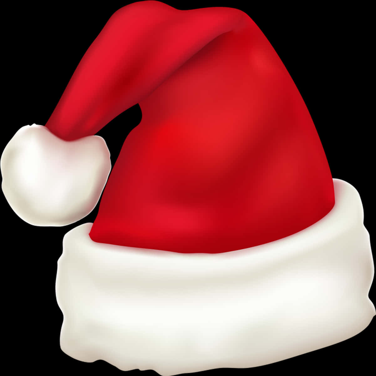 Red Santa Hat Transparent Background