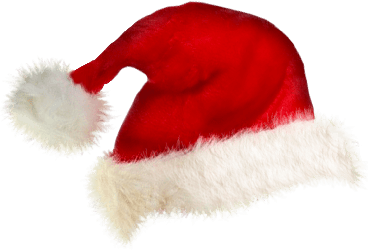 Red Santa Hat Transparent Background.png