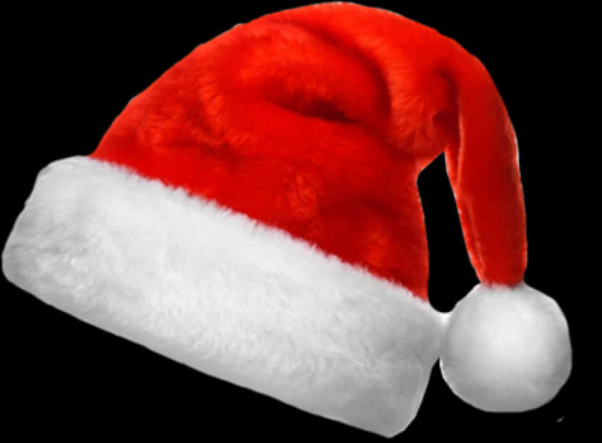 Red Santa Hat Transparent Background.png