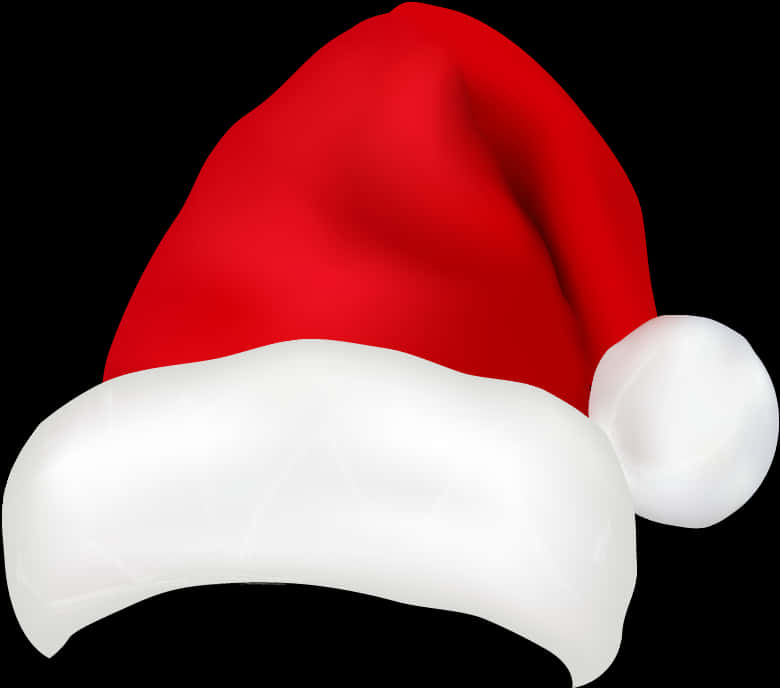 Red Santa Hat Transparent Background.png