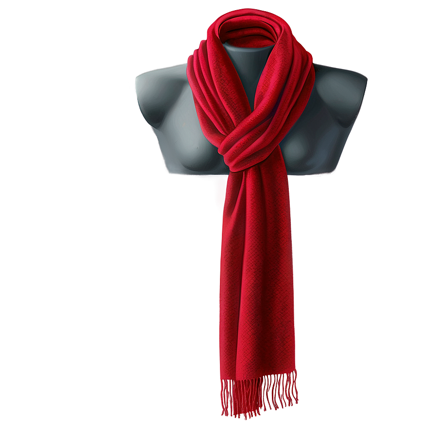 Red Scarf Png 06252024