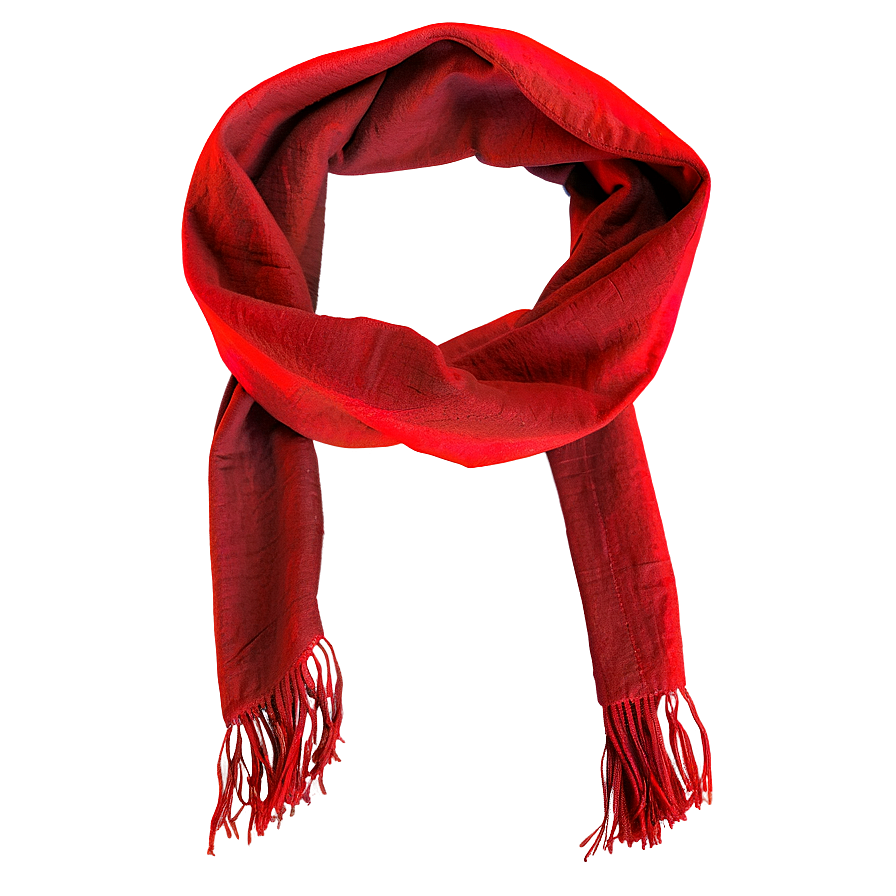 Red Scarf PNG 75 PNG with transparent background