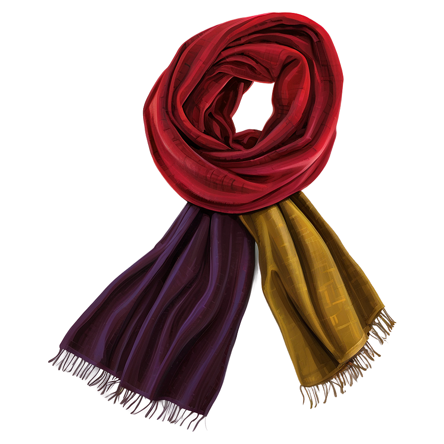 Red Scarf PNG wrm PNG with transparent background