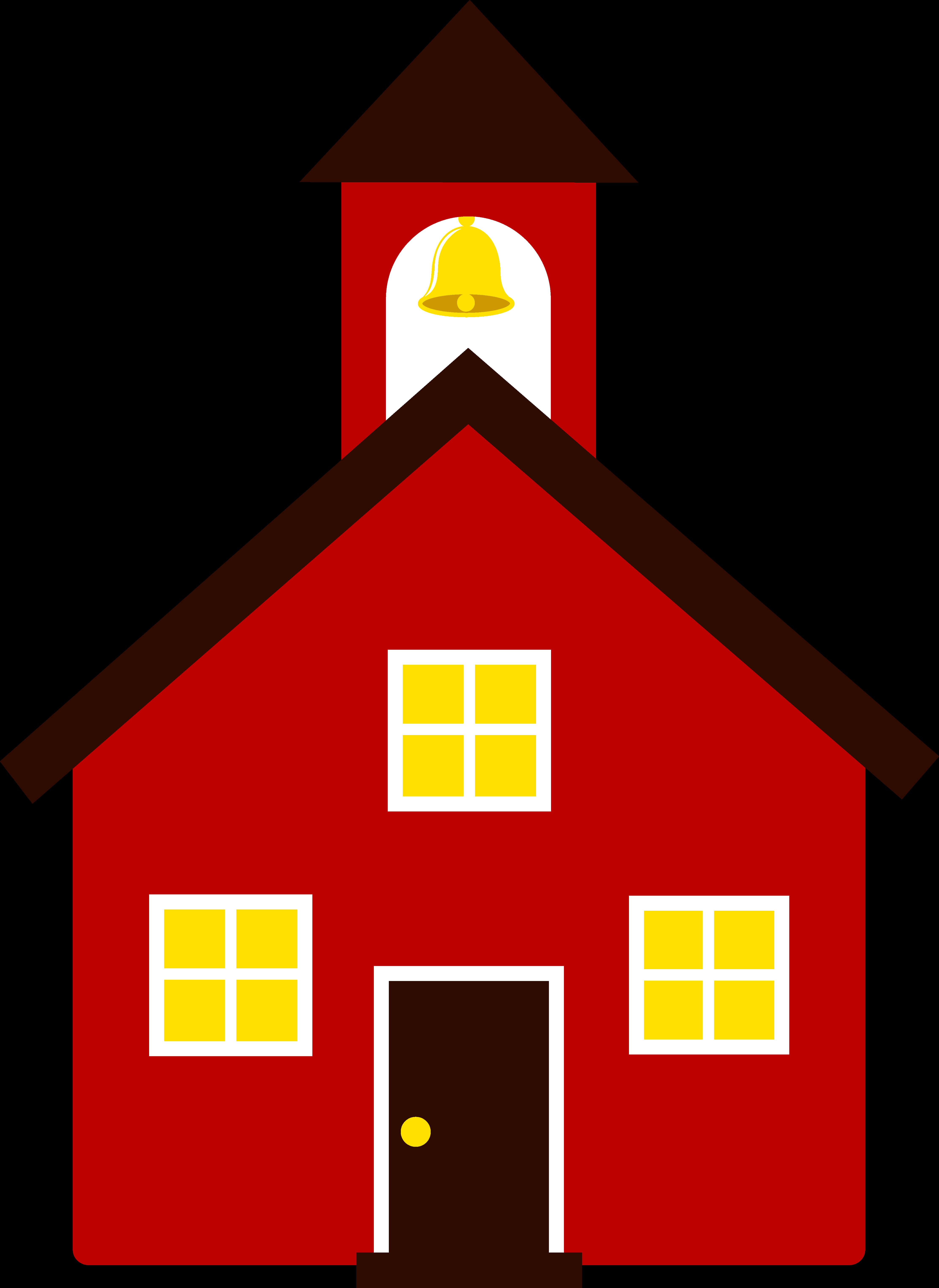 Red Schoolhouse Clipart