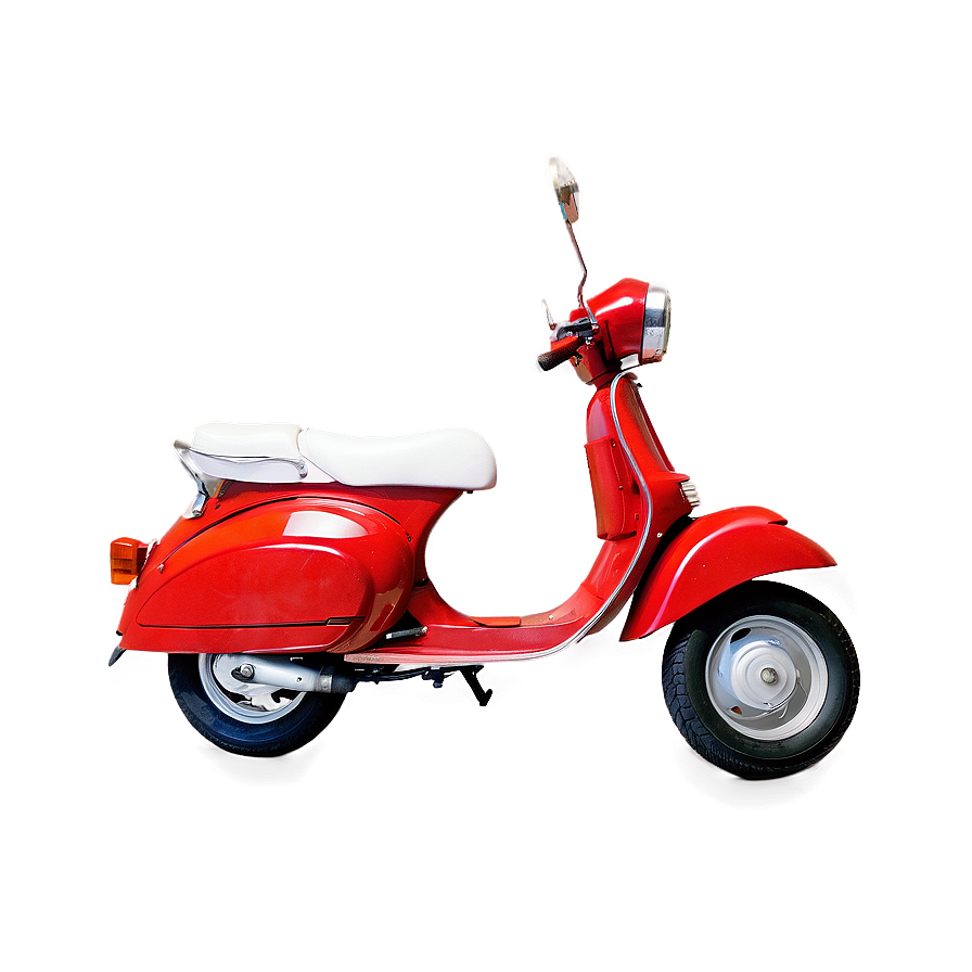 Red Scooter PNG onu64 PNG with transparent background