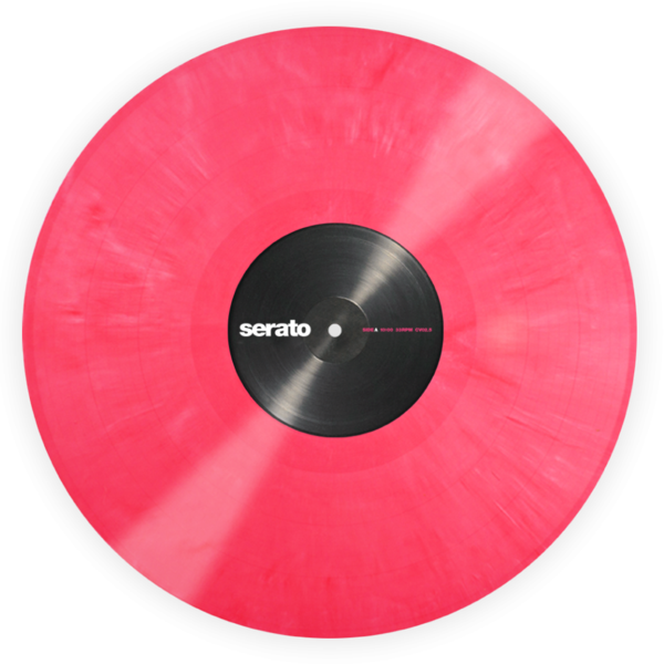 Red Serato Vinyl Record