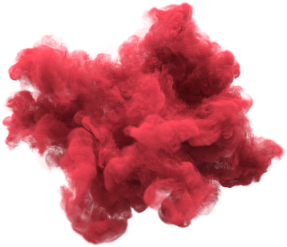 Red Smoke Cloud Abstract