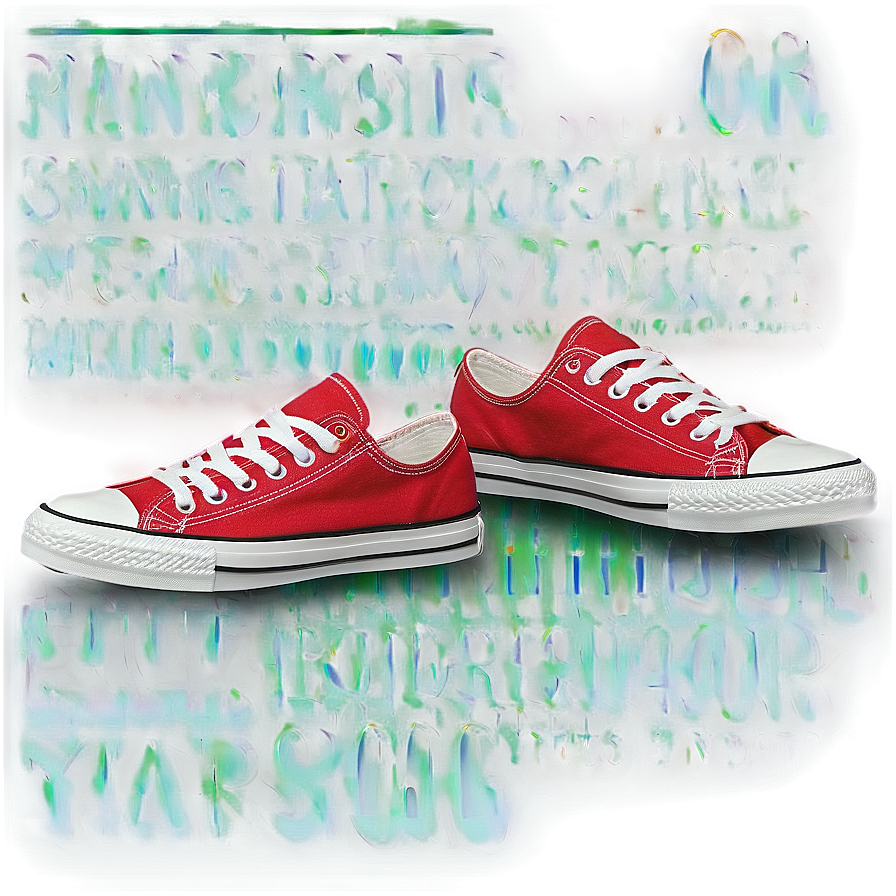 Red Sneakers Png Gpn