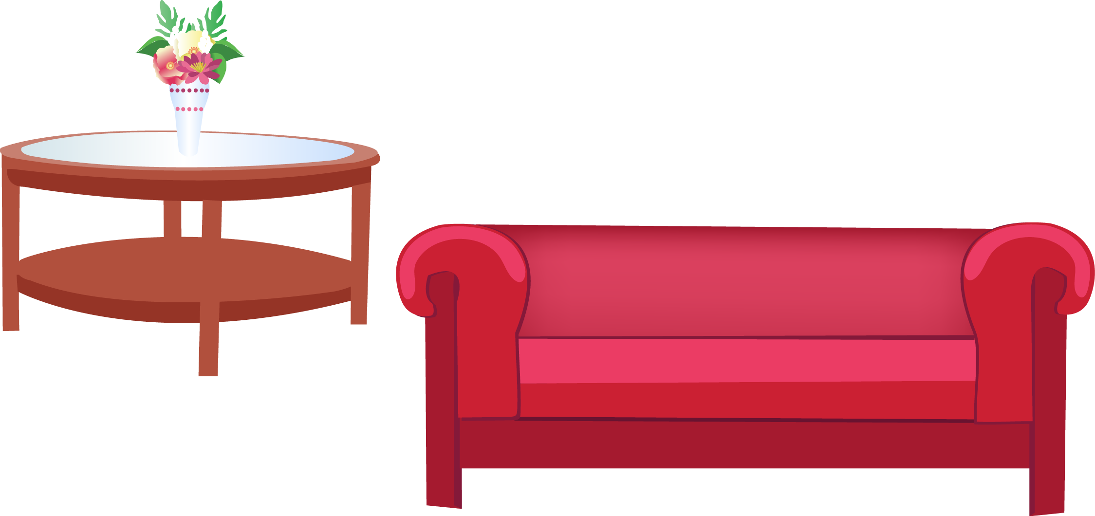 Table In The Living Room Clip Art, HD Png Download PNG with transparent background