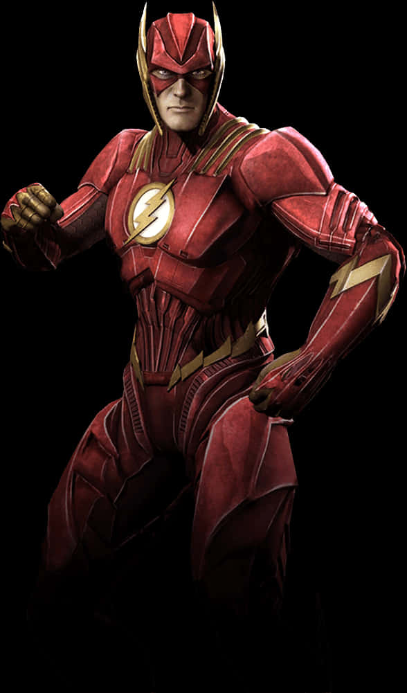 Red Speedster Hero Pose