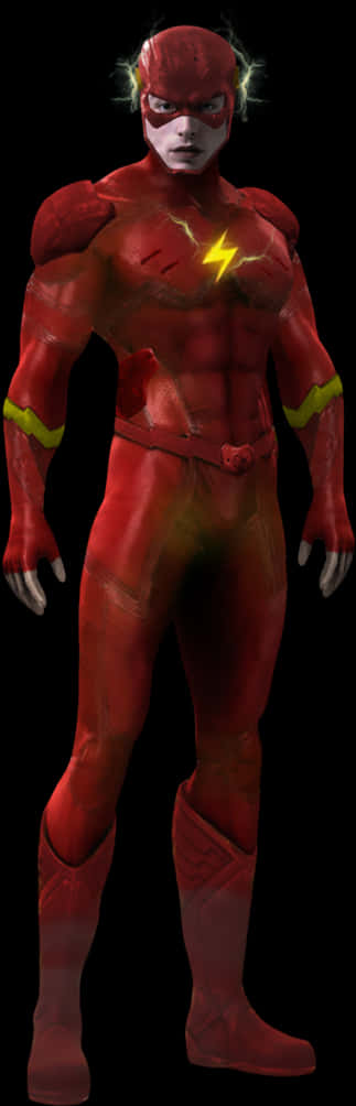 Red Speedster Hero Pose