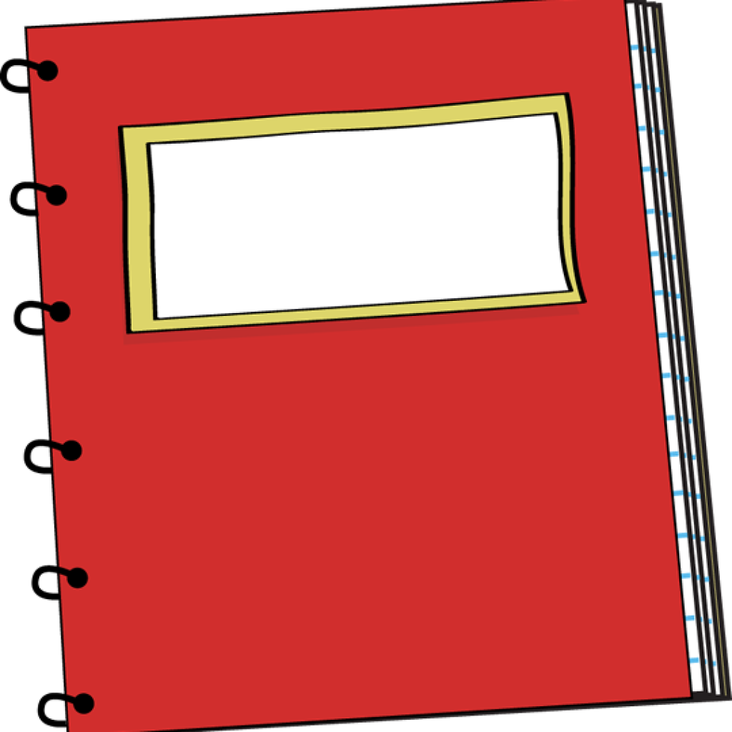 Notebook Clipart Red Spiral Notebook Clip Art Clipart - Clipart Notebook, HD Png Download PNG with transparent background