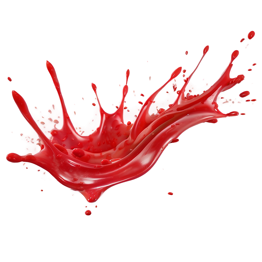 Red Splash Effect Png Dfp73