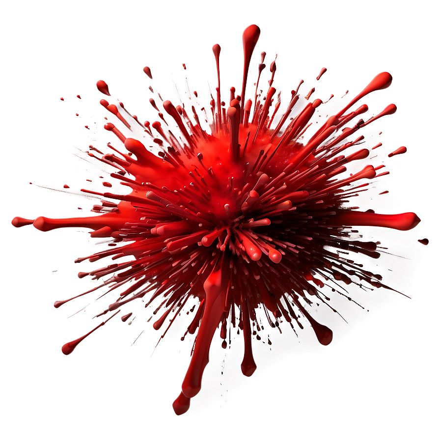 Red Splash Explosion Png Put93