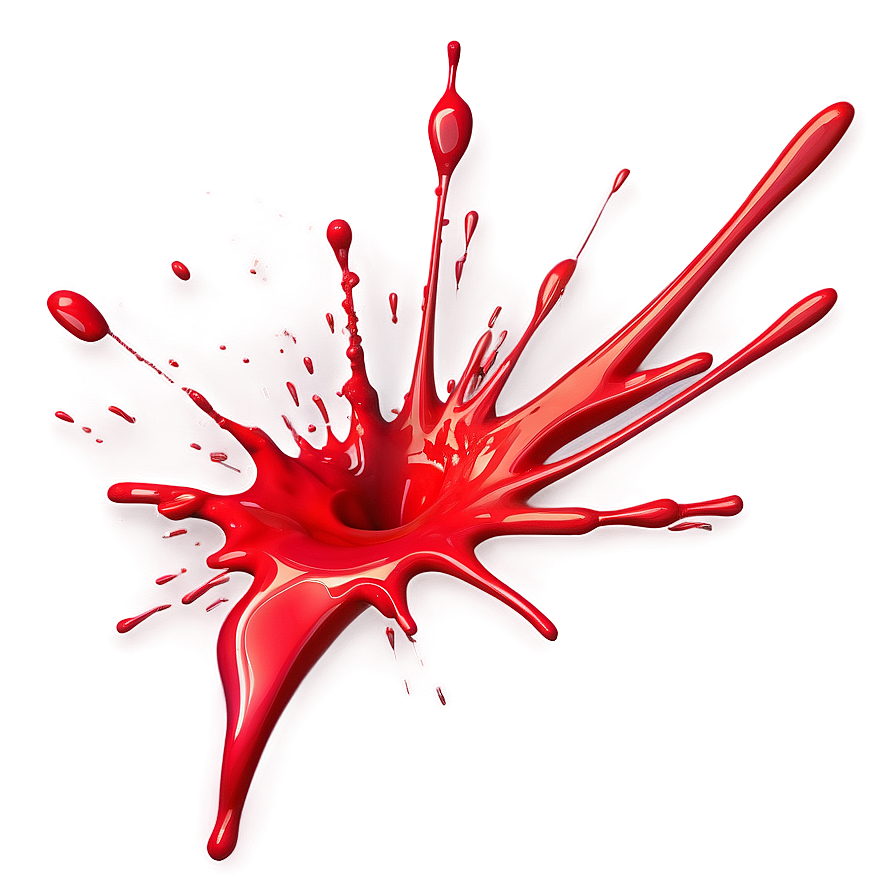 Red Splash Texture Png 06202024