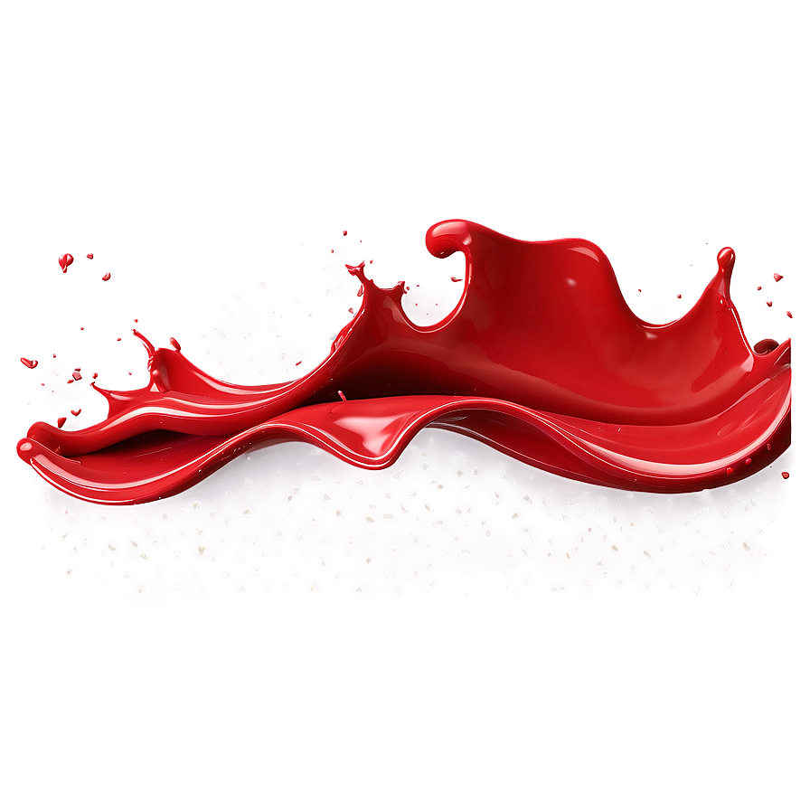 Red Splash Wave Png Iqx66