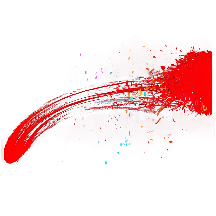 Red Splatter Brush Stroke Png Rpo61