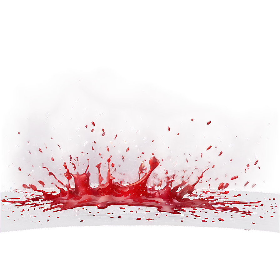 Red Splatter Splash Isolated Png 06132024