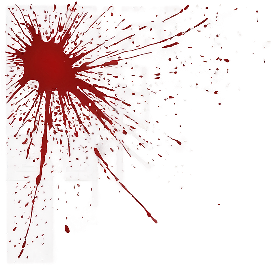 Red Splatter With Transparent Background Png 83