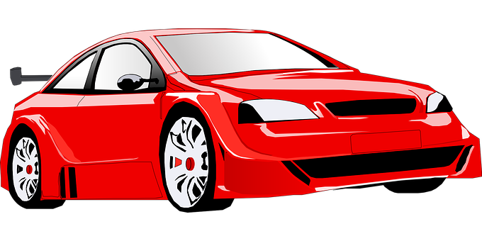 Red Sports Car Illustration