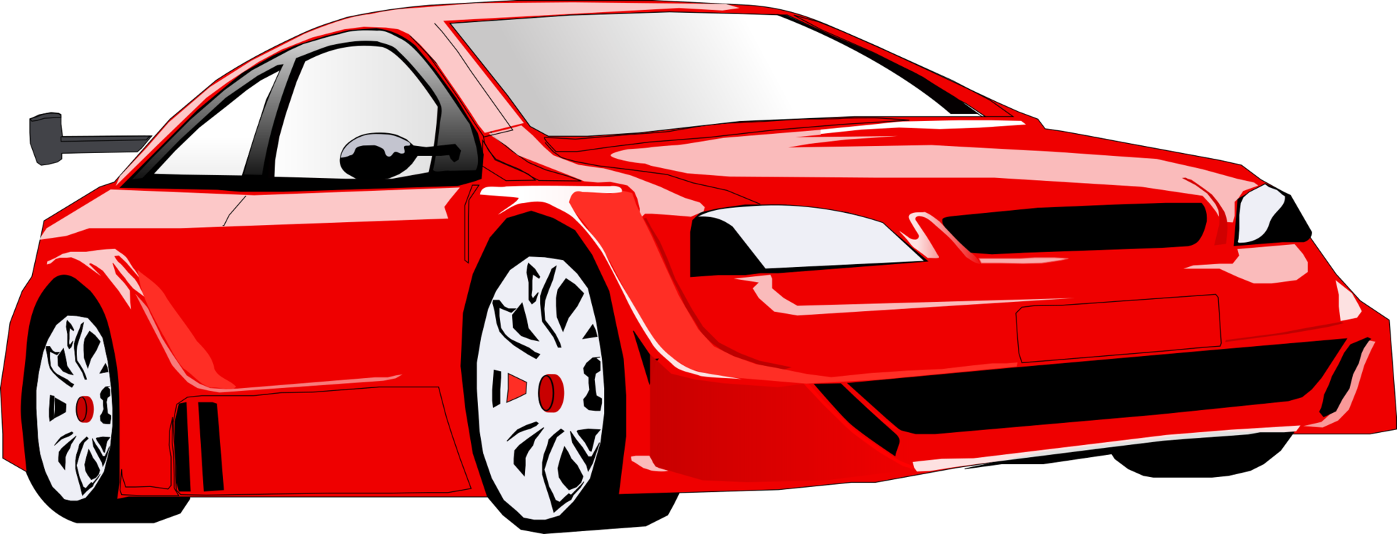 Red Sports Car Illustration