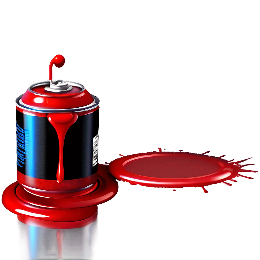 Red Spray Paint Png 27