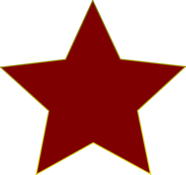 Dark Red Star Png, Transparent Png PNG with transparent background