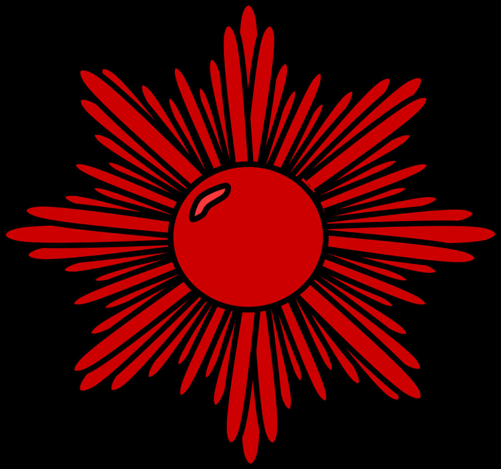 Red Starburst Graphic PNG image with a transparent background, free high-resolution download