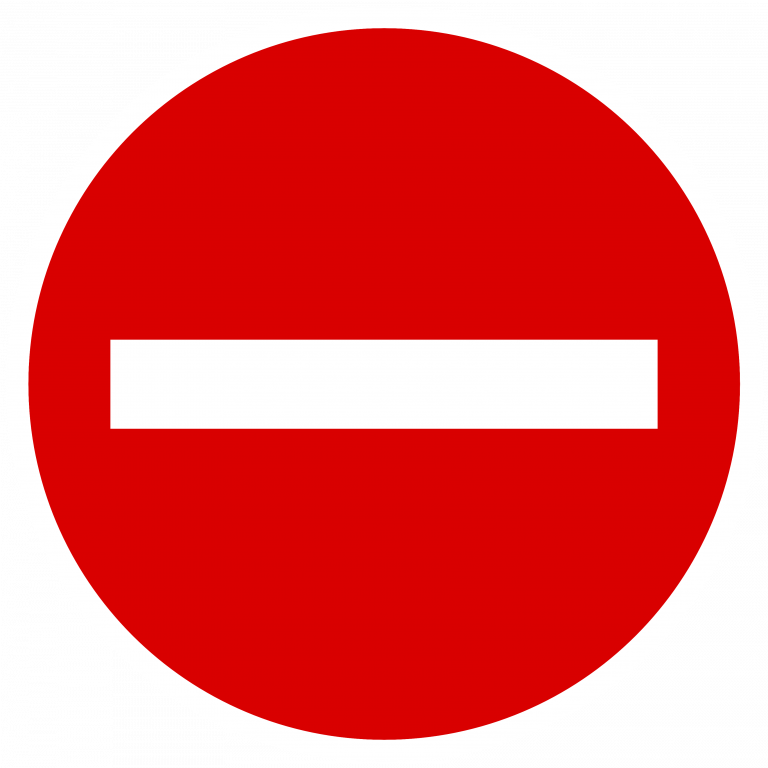 Download For Free Sign Stop Png Picture - No Entry Sign Png, Transparent Png PNG with transparent background