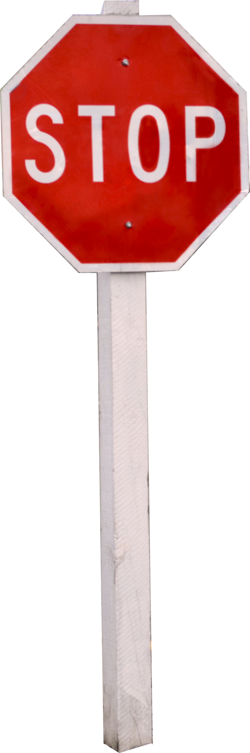 Red Stop Signon Post