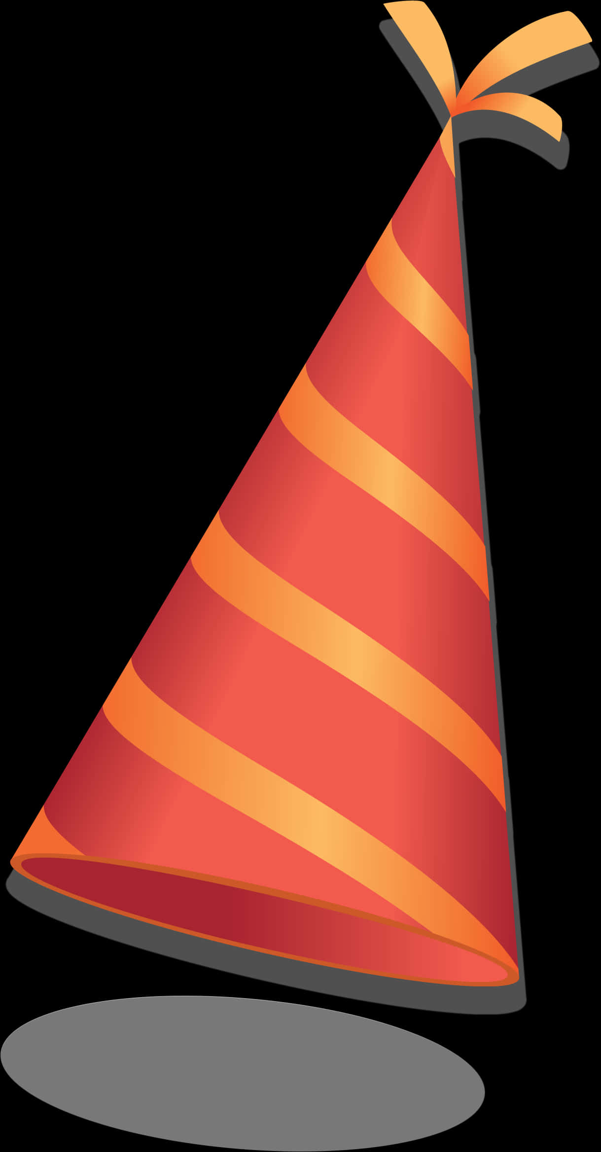 Red Striped Birthday Hat