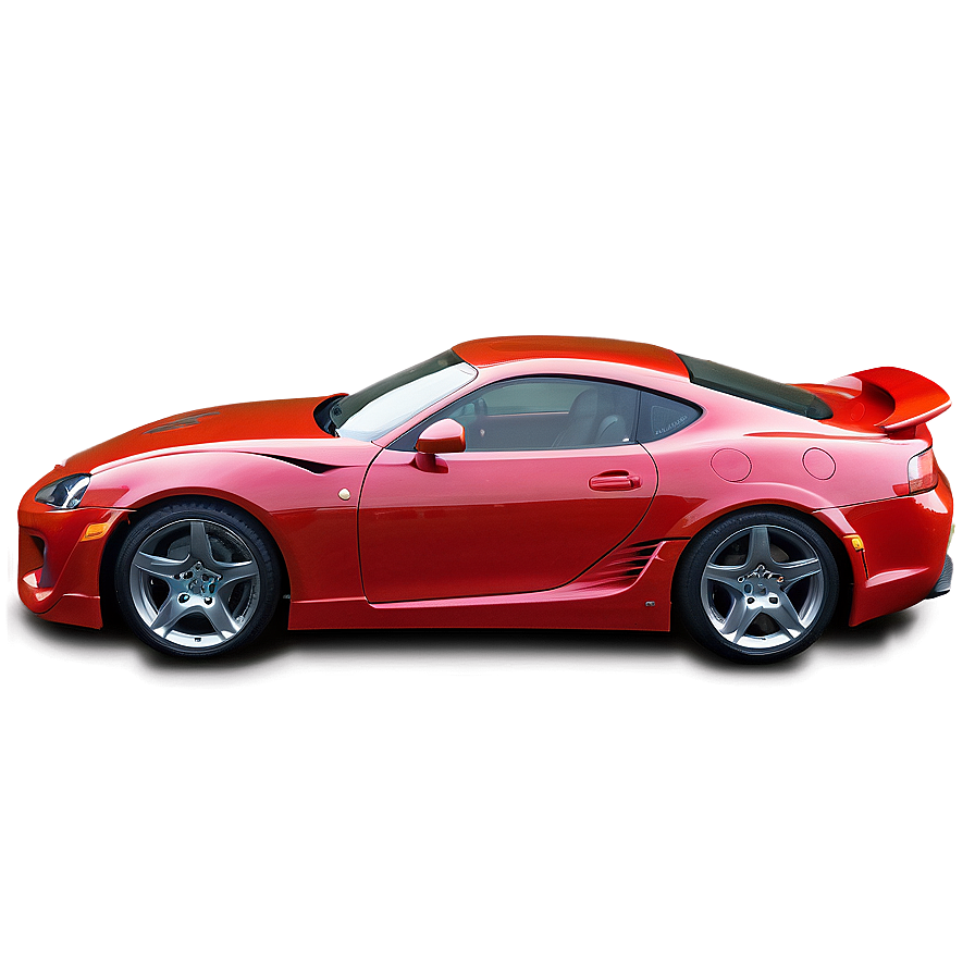 Red Supra Car Png 06122024