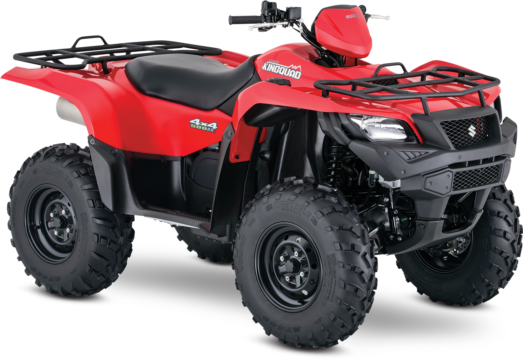 A Red Utility Quad - 2017 Suzuki Kingquad 750axi, HD Png Download PNG with transparent background