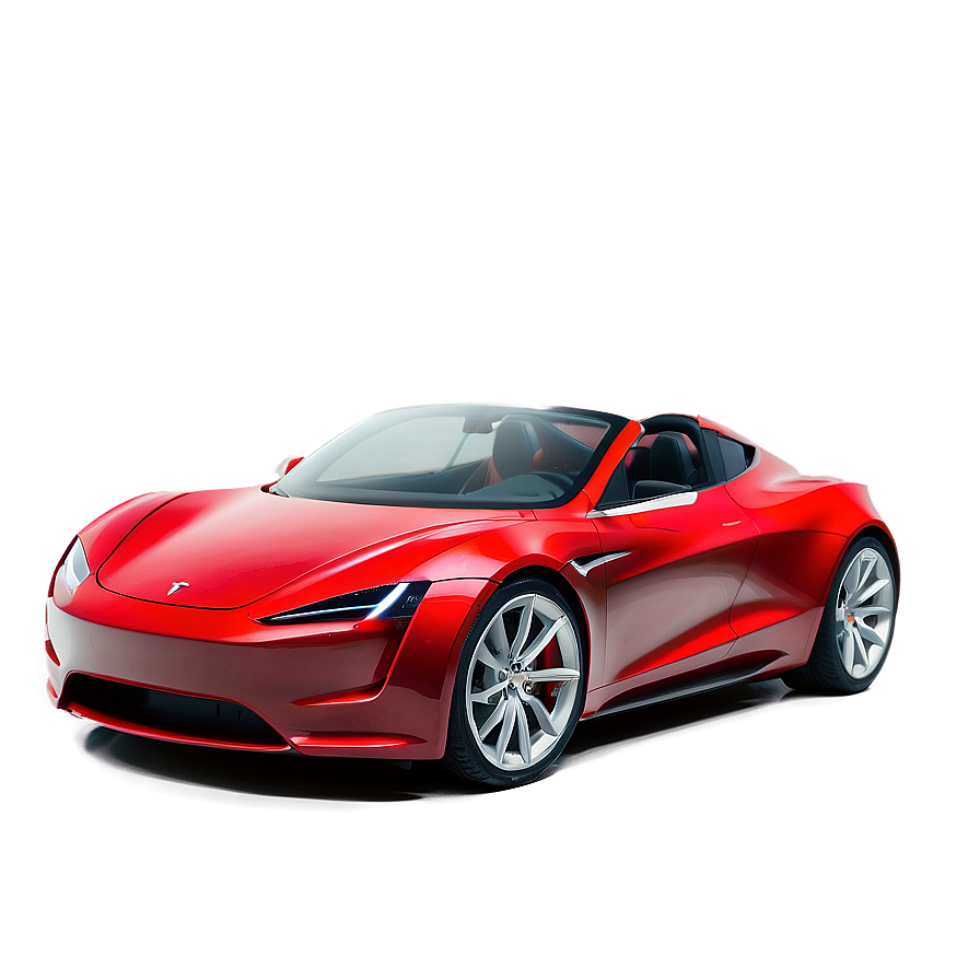 Red Tesla Roadster 2022 Model Png Mdy