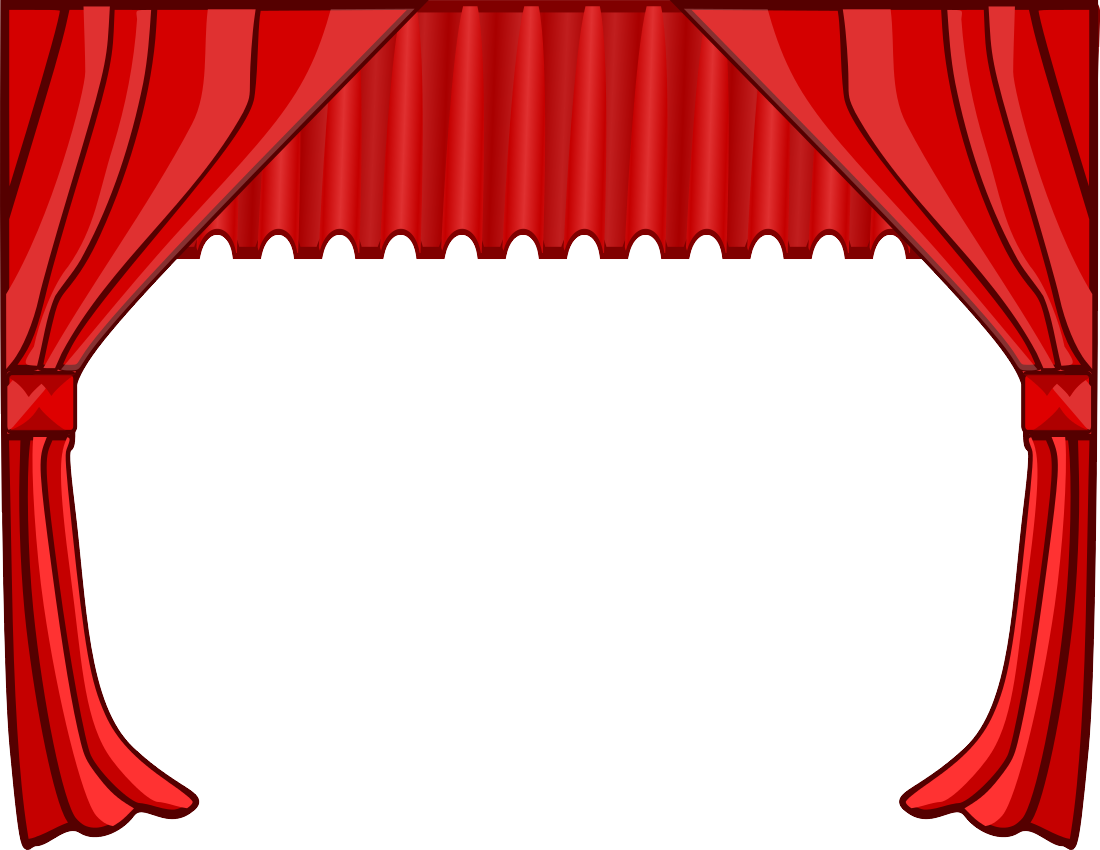 Curtains Png - Theatre Curtains Clip Art, Transparent Png PNG with transparent background