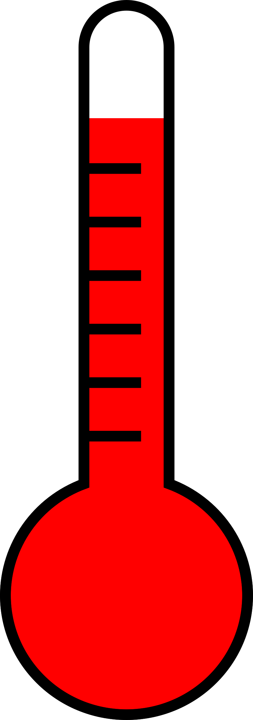 Red Thermometer Icon