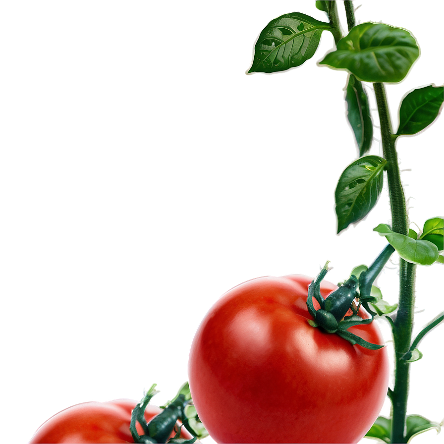 Red Tomato Plant PNG 06212024 PNG image with a transparent background, free high-resolution download