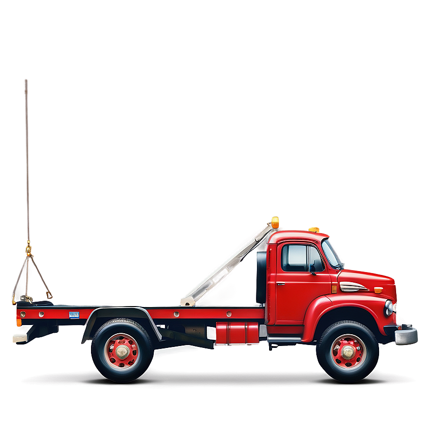 Red Tow Truck Png Qjo