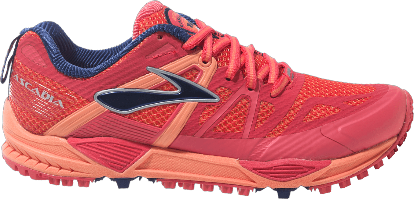 Brooks Adrenaline Asr 11 Gtx - Brooks Trail Running Shoes Red, HD Png Download PNG with transparent background