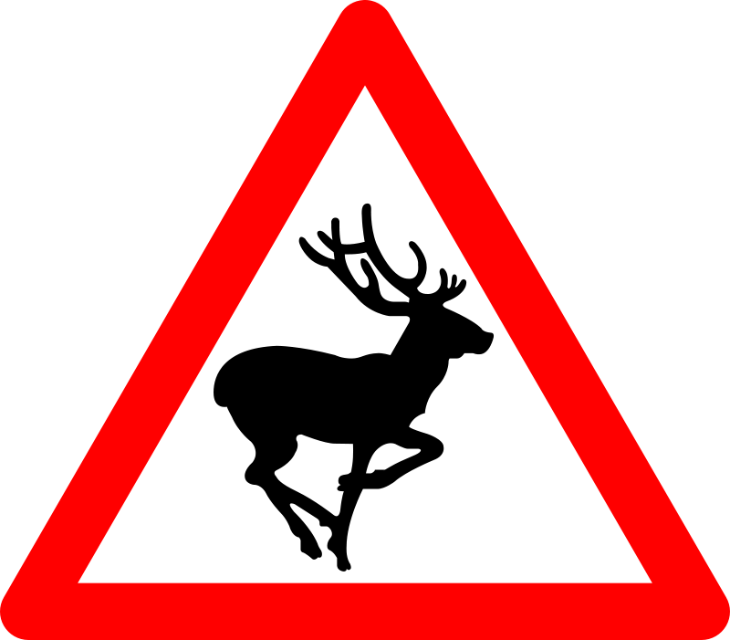 Red Triangle Warning Sign PNG with transparent background