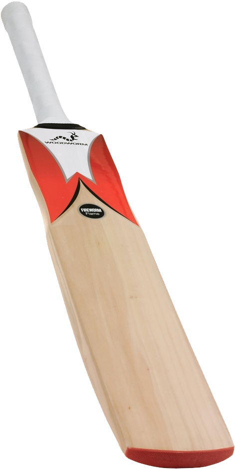 Red Trimmed Cricket Bat