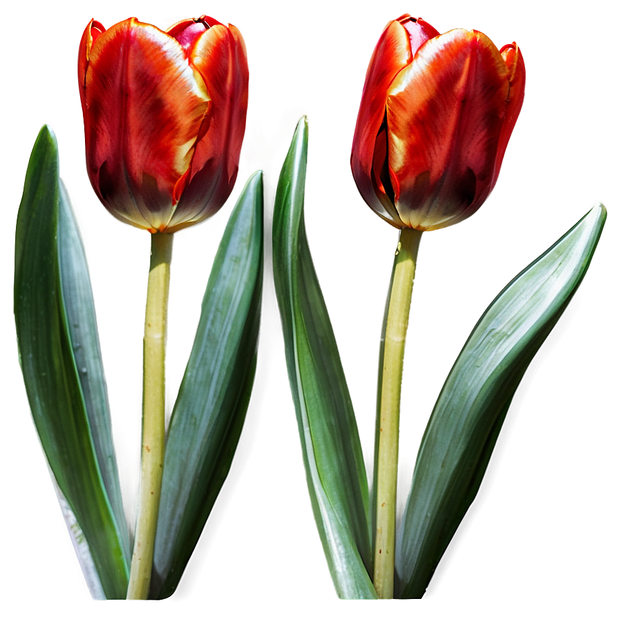 Red Tulip PNG ocf21 PNG with transparent background
